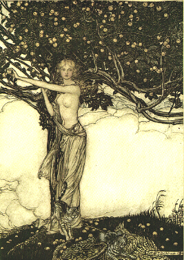 Arthur Rackham: Freija