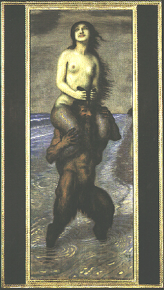 Franz von Stuck: Faun und Nixe (1918)